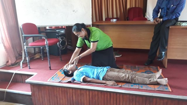 ප්‍රථමාධාර පුහුණුව 20190405